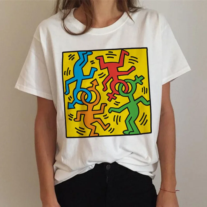 

Women's T-shirt Gay Pride Shirt Lesbian Rainbow T-shirt Harajuku Ulzzang Harajuku T-shirt 90s Graphics Love Is Love Top Tee Girl