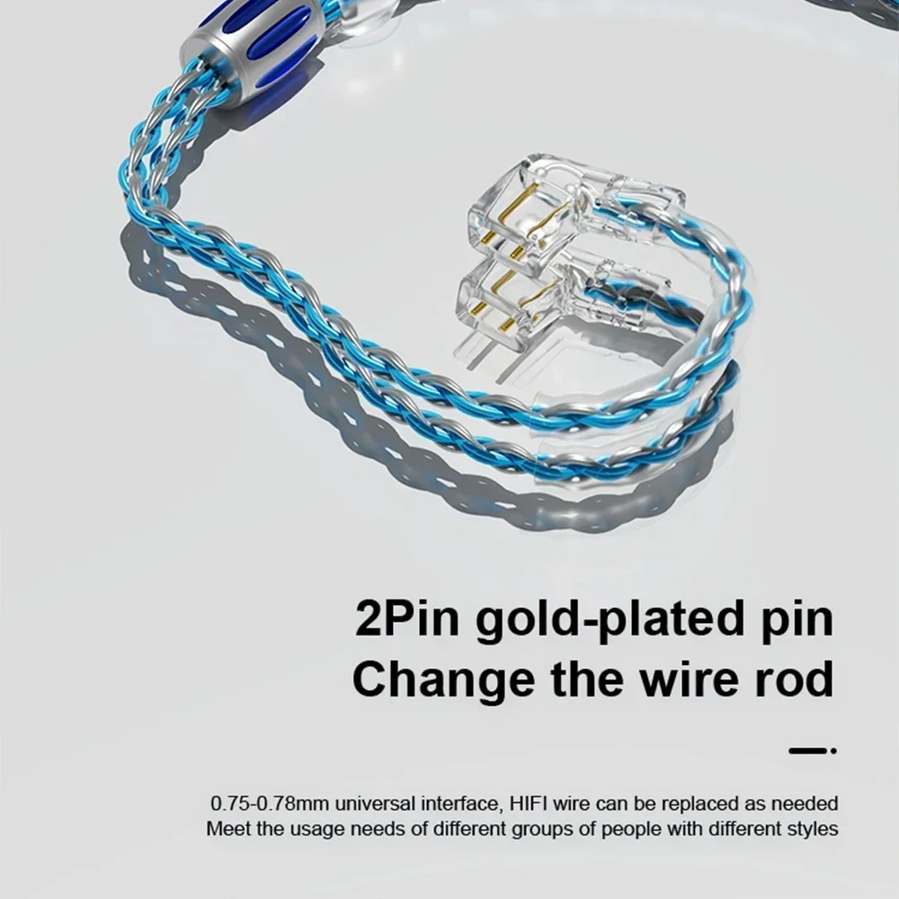 ND D2 шестнадцатижильные наушники посеребренные 3 5 лихорадка класса 2