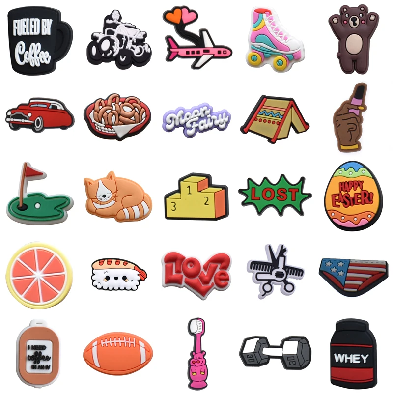 

Новые женские булавки, аксессуары для обуви, украшения для крокодиловых шармов, летние булавки для обуви, рождественские подарки для крокодиловых шармов, дизайнерские детские джинсы