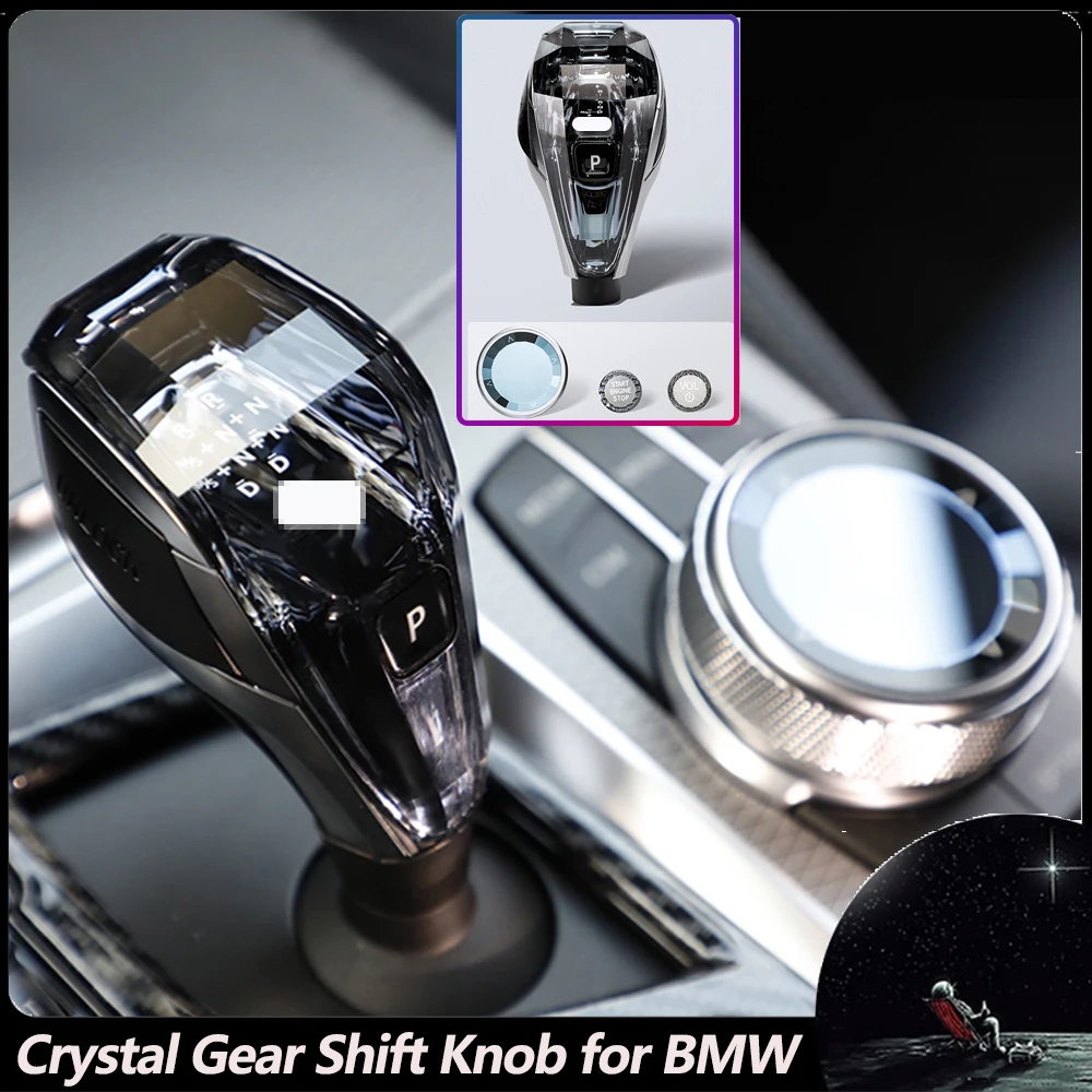 

3pcs/Set Crystal Gear Shift Knob For BMW 3/4/8/Z4/X6/X7/X5 Series G02 G05 G06 G07 G08 G20 G22 G28 G22 G29 G30 F10 F30 F15 F16