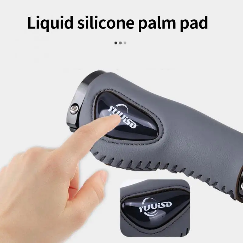 

Bike Grips Fits Palm Shock-absorbing Handlebar Sleeve Relieves Pressure Comfortable Bicycle Equipment Mountain Bike Handlebars