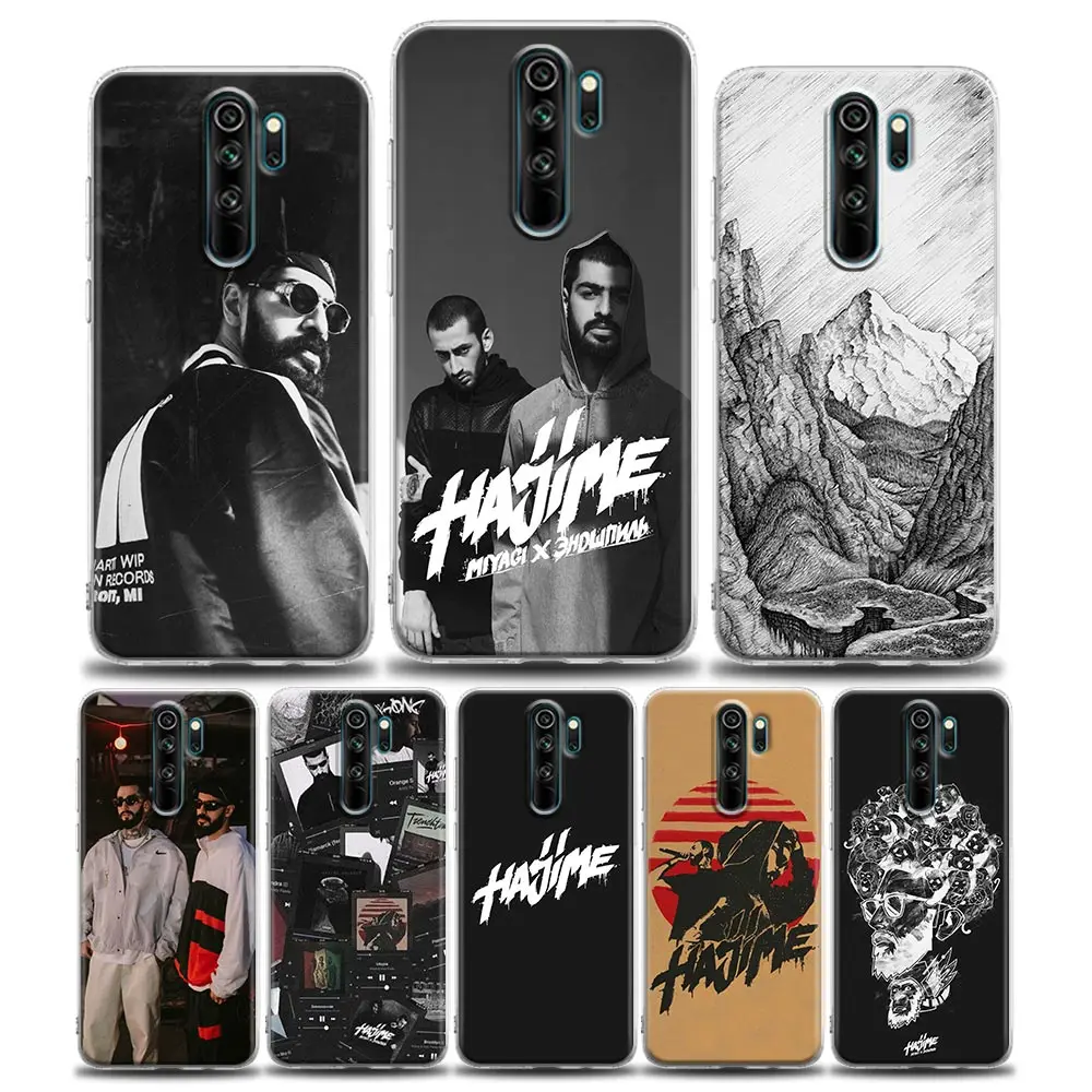 

Clear Phone Case for Redmi Note 10 7 8 9 8T Pro Redmi 8 8A 7 9 9C Y3 K20 K30 K40 Soft Silicone Hajime MiyaGi Andy Panda Singer