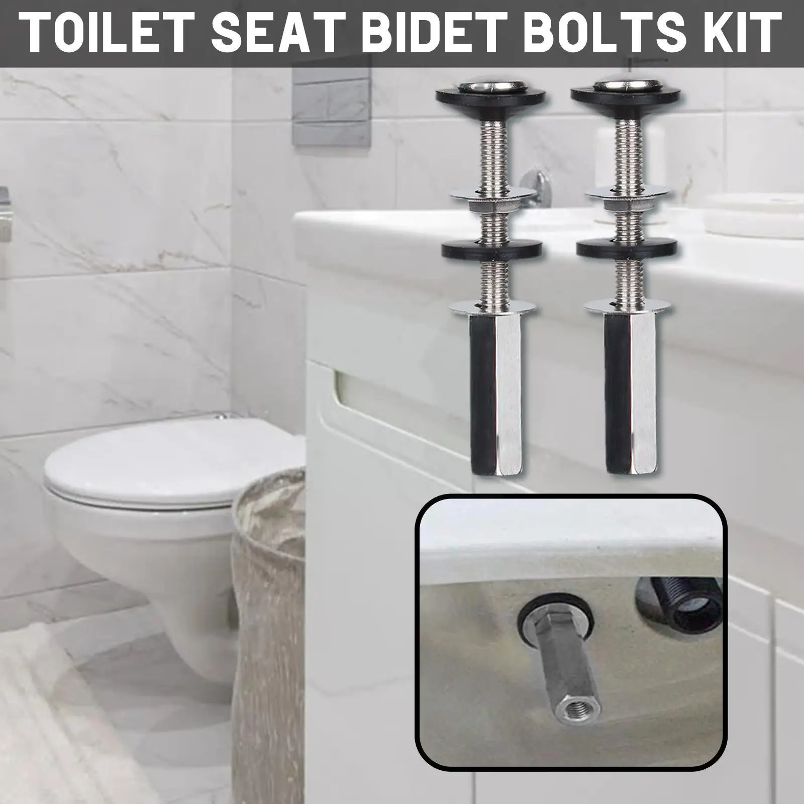 

Toilet Tank Screw Seal Ring Toilet Tank Screw Fixing Pad Bolt Rubber Screw Toilet Accessories E6Y7