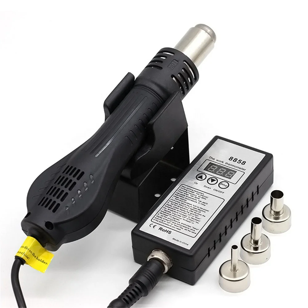 

Green 8858 Portable Digital Hot Air Soldering Gun for Repair Cellphone