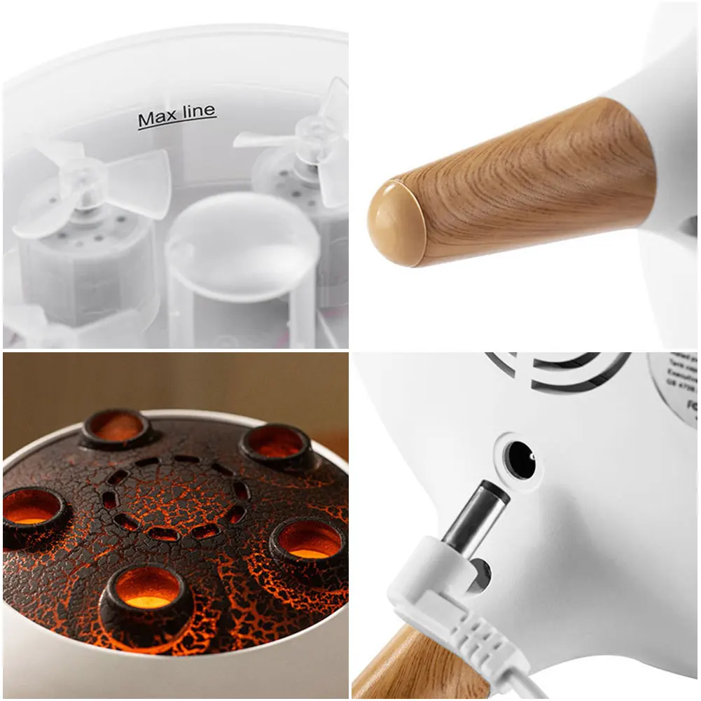 Динамический диффузор эфирного масла медузы увлажнитель с дистанционным