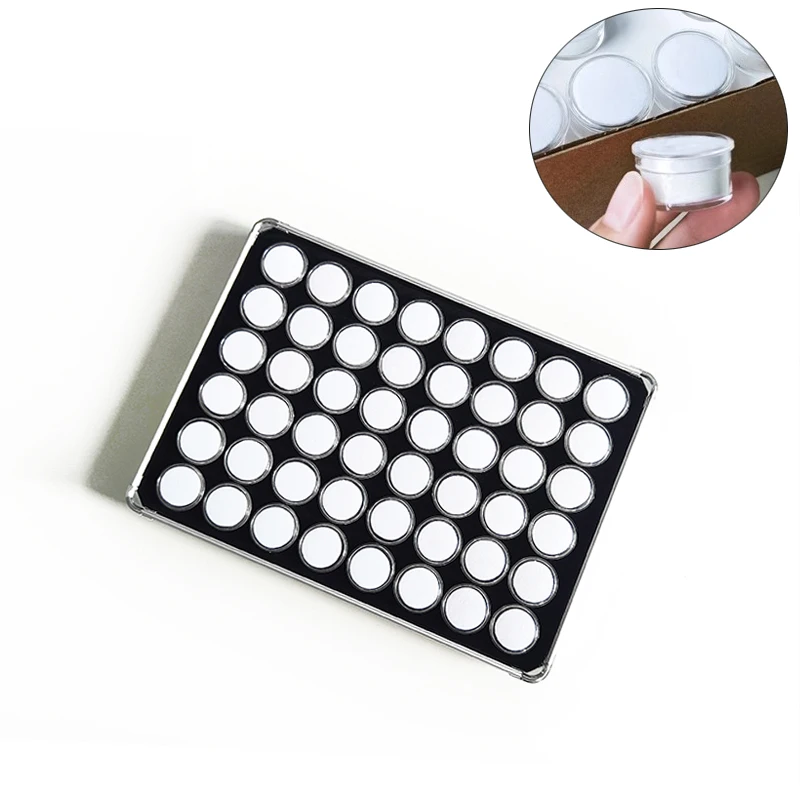 

Чехол-органайзер с драгоценными камнями, белая вспененная круглая подложка