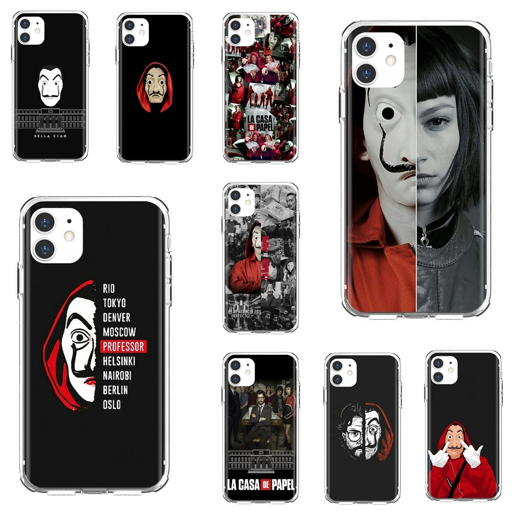 

La-Casa-De-Papel-Money-Heist Phone Skin Case For iPod Touch iPhone 10 11 12 Pro 4S 5S SE 5C 6 6S 7 8 X XR XS Plus Max 2020