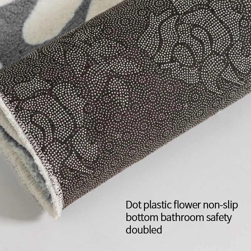 ins nordic irregular shape carpet polyester non slip area rug table floor mat coffee simple lines bedroom bedside living room free global shipping