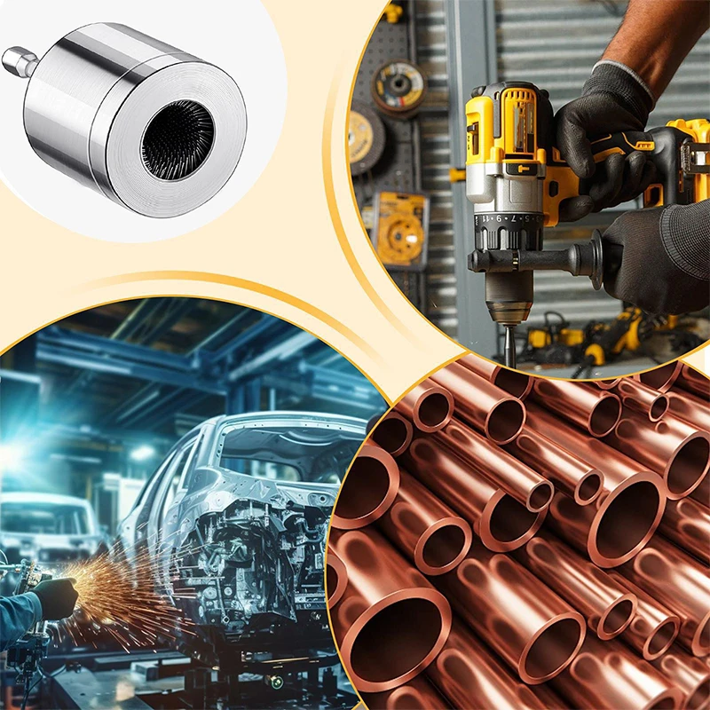 Щетка для чистки металлических труб сверл Инструмент трубок с продуманным