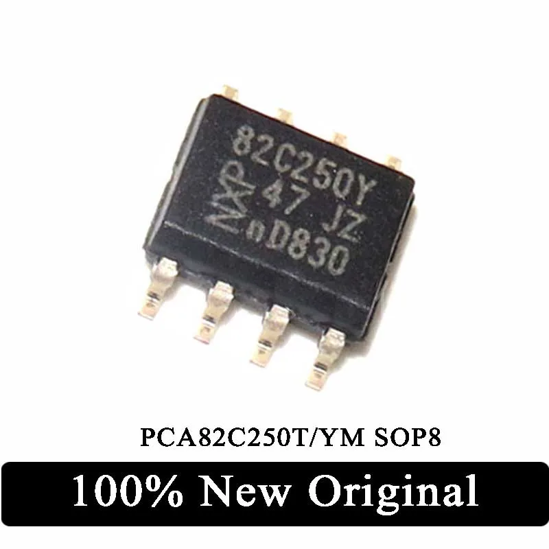 

2-10 шт., новинка 100%, оригинальная микросхема PCA82C250T YM SMD SOP8, карта памяти 82C250Y