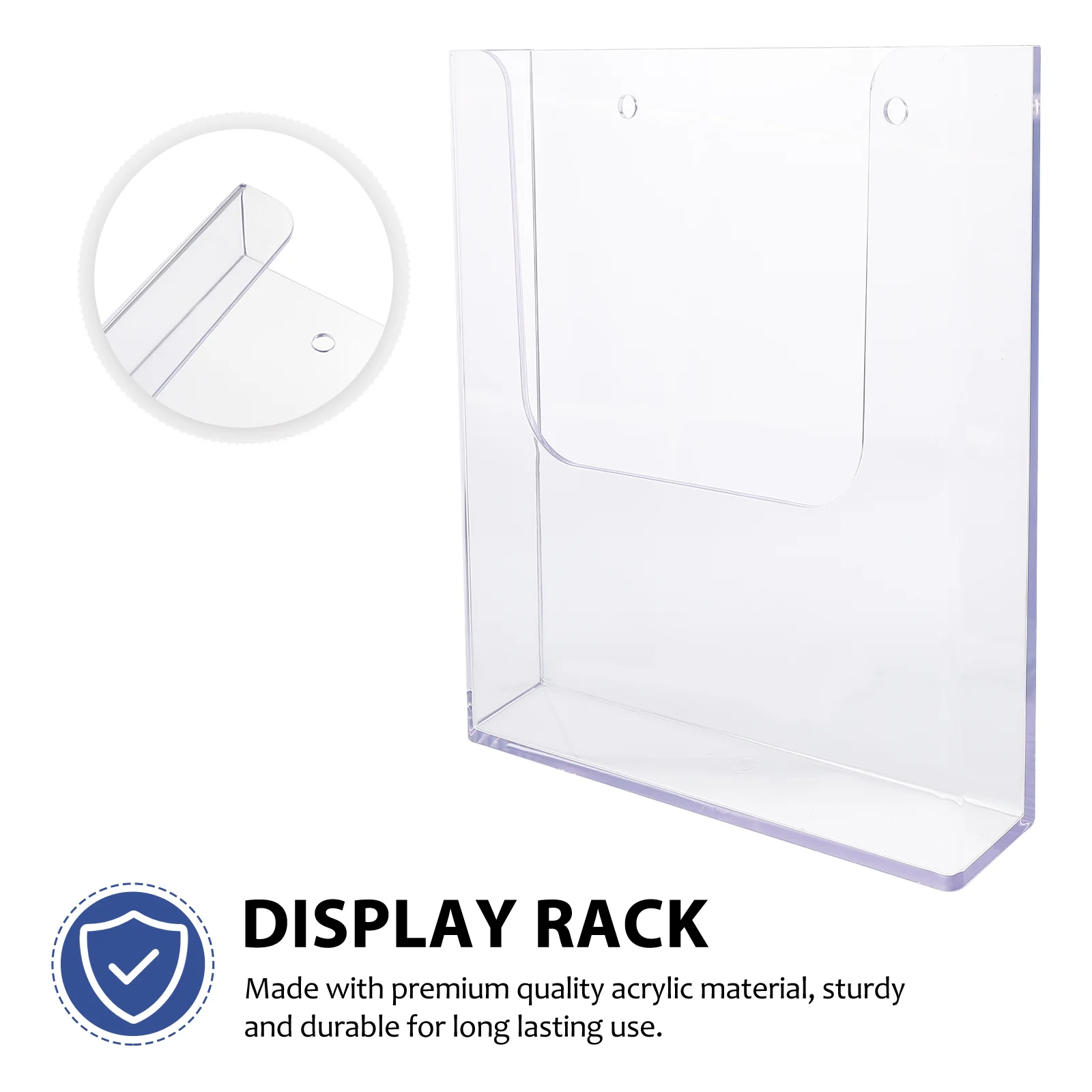 Стенд для выставки товаров акриловый органайзер файлов стойка держатель книг