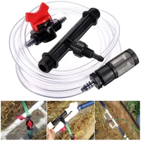 12 34 irrigation venturi fertilizer mixer injectors kit agriculture garden water tube garden hot tub spa ozone injector