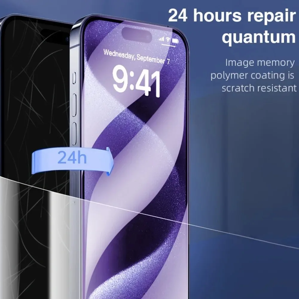 Фото 4 шт. гидрогелевой пленки для Realme GT Master, GT3, GT5, GT6, GT6T. Мягкая защитная пленка для экрана Realme GT7, GT7T, GT7 Pro, GT8, GT8 Pro HD. №4
