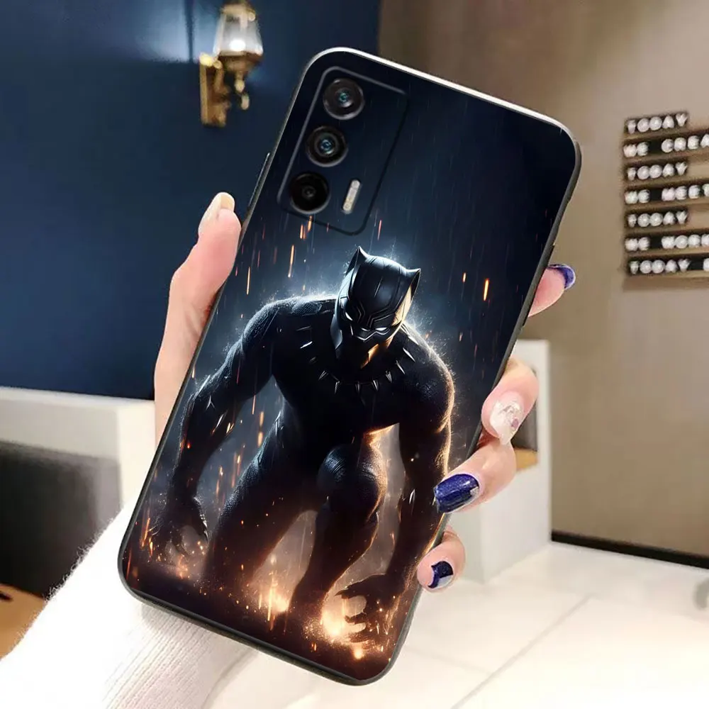 Чехол для телефона Marvel Black Panther Realme C11 C15 C20 C21 C21Y C30 C30S C33 C35 C53 C55 C63 C65 GT NEO 2 X50 Case Funda Capa