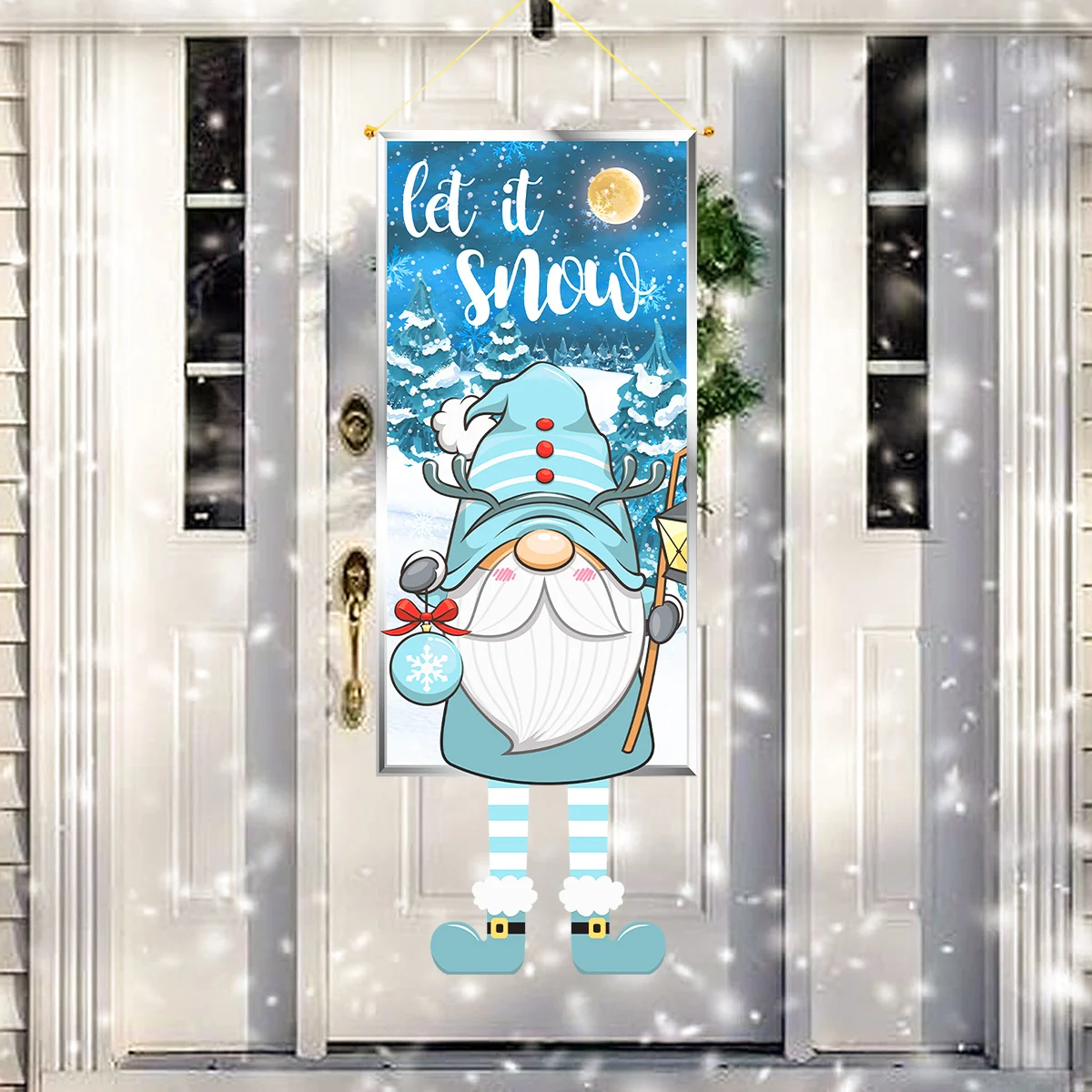 Рождественская безликая кукла подвесной флаг Navidad Natal Noel кулон веселые