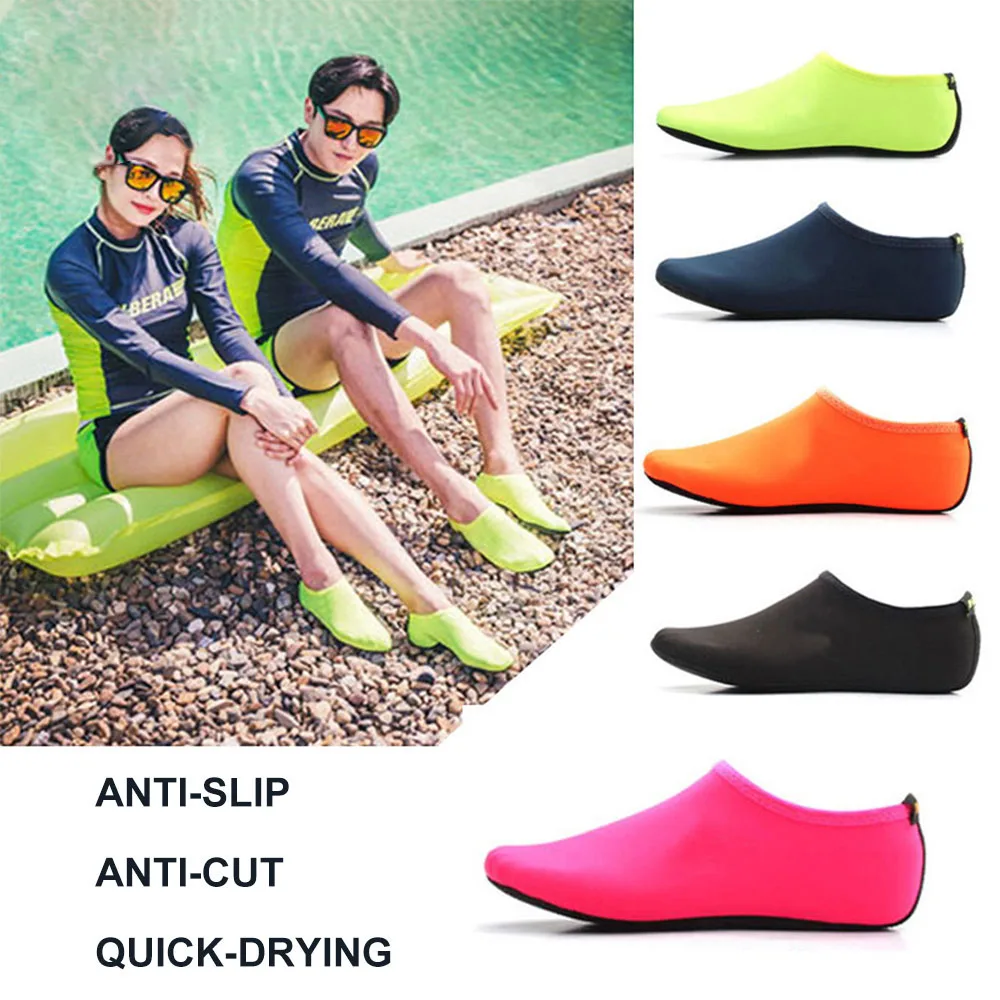 

Diving Sock Water Sport Shoes Aqua Sock Snorkeling Seaside Beach Barefoot Swimming Non-slip Anti-skid Shoes for Women Men