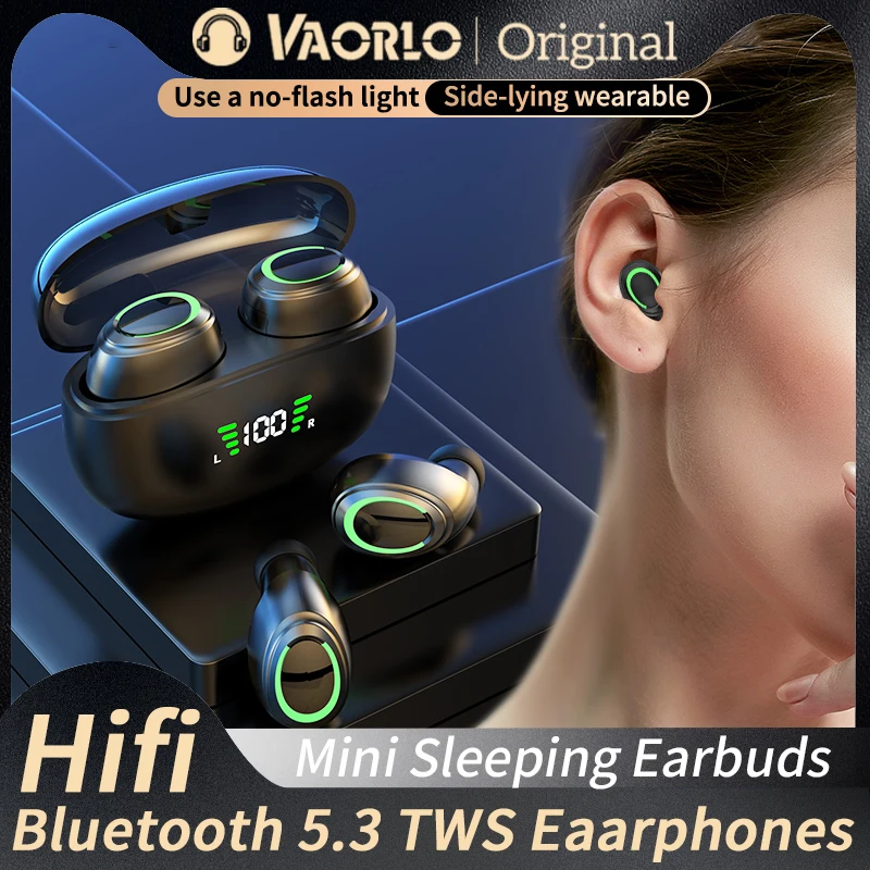 

Mini Invisible Wireless Earbuds Bluetooth 5.3 TWS Earphone HIFI Music Smart Touch Headset Waterproof Sports Earphone with Mic