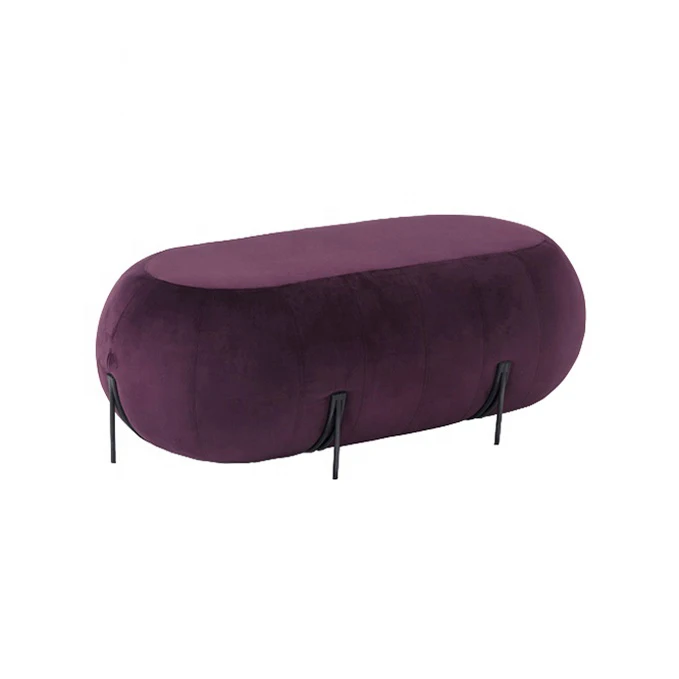 

Dressing Room Modern Ottoman Velvet Ottoman Puff Ottoman