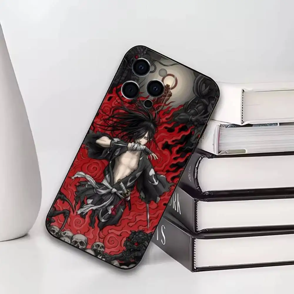 Фото Чехол для телефона Dororo Hyakkimaru для iPhone 17, 16, 15, 14, 13, 12, 11 Plus, Pro, мягкий силиконовый, черный №4