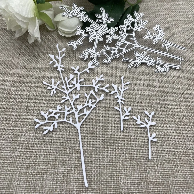 

Tree branch leaves Metal Cutting Dies Stencils For DIY Scrapbooking Decorative Embossing Handcraft Die Cutting Template Mold