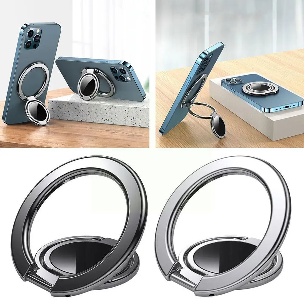 

Portable Magnetic Base For 12 13 Series Socket Pad For Without Finger Grip Phone Ring Holder H5m7
