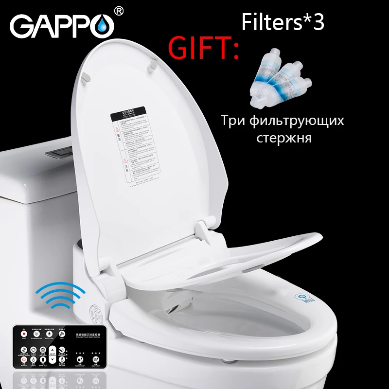 

GAPPO 110V Smart toilet seat Electric Bidet cover intelligent bidet heat clean dry Massage care for child woman the old