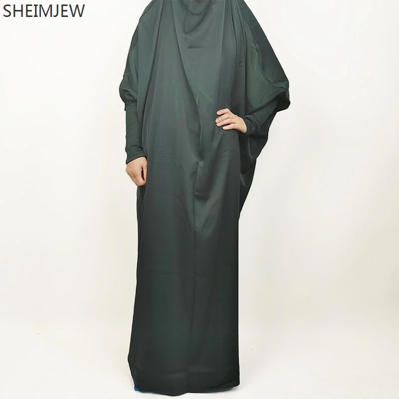 2024 женское платье с банданой мусульманский хиджаб Рамадан свободная абайя