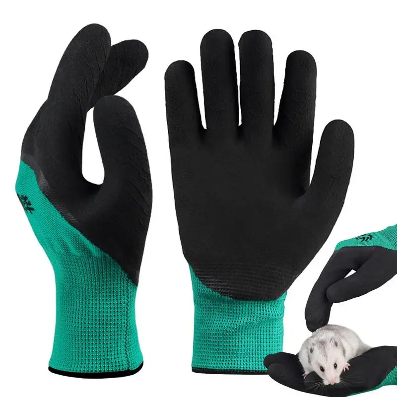 

Защитные перчатки для жевания безопасные утолщенные изолированные перчатки с защитой от царапин для защиты рук маленькие животные Домашние животные 1 пара домашних животных