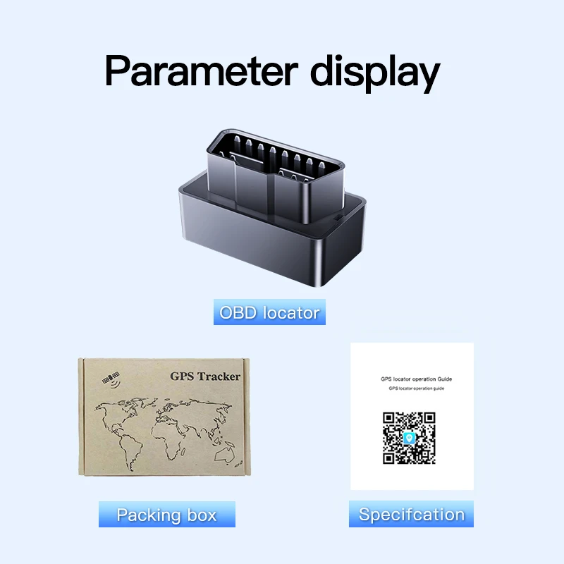 

GPS OBD-трекер 4G Автомобильный OBD GPS-трекер Plug&Play Забор в реальном времени Противоугонное устройство OBD GPS-слежения GPS-локатор Бесплатное приложение