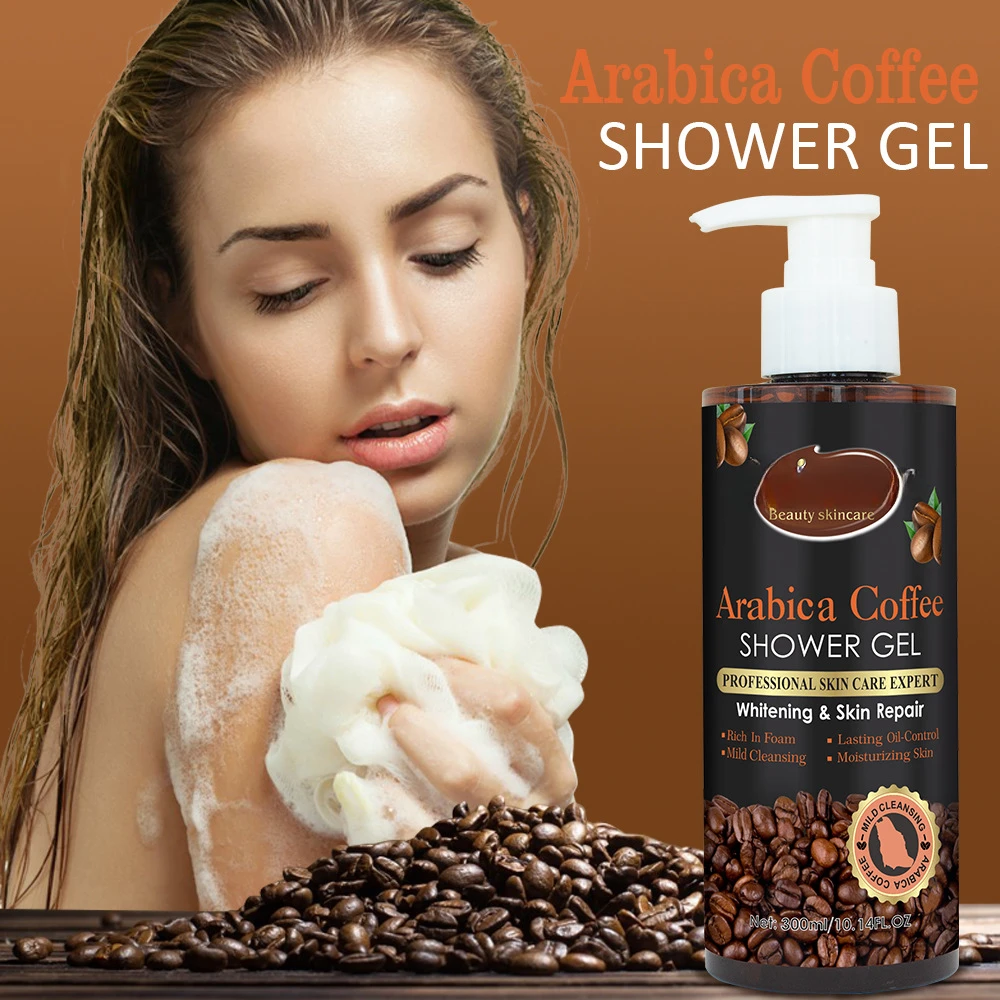 

300ml coffee bath oil shower gel clean and moisturizing anti-early old bath milk coffee skin care products