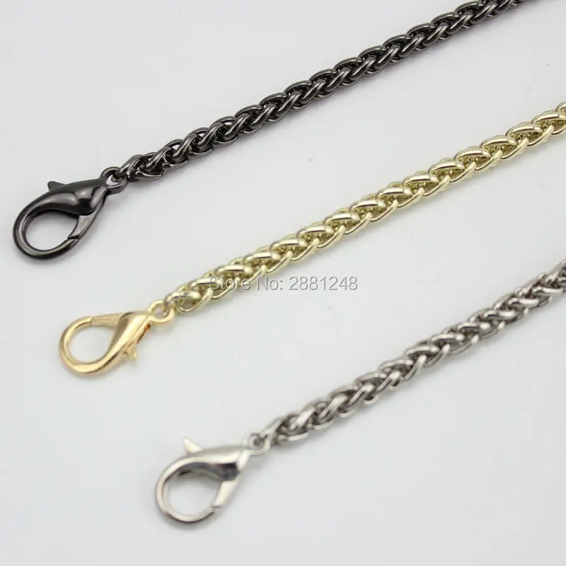 

60cm-130cm 5mm High-quality Width 5mm Lantern Chain Metal Belt Chain Hardware Accessories Small Mini Female Bag Special