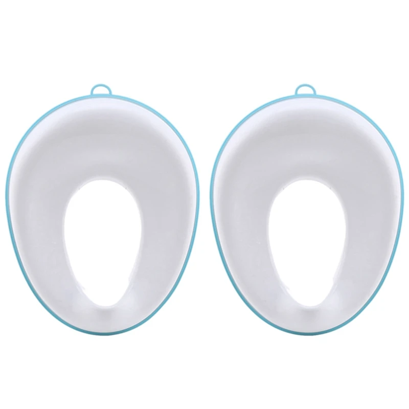 

2X Baby Toilet Potty Training Seat Kids Potty Seat Pad Fits Round & Oval Toilets