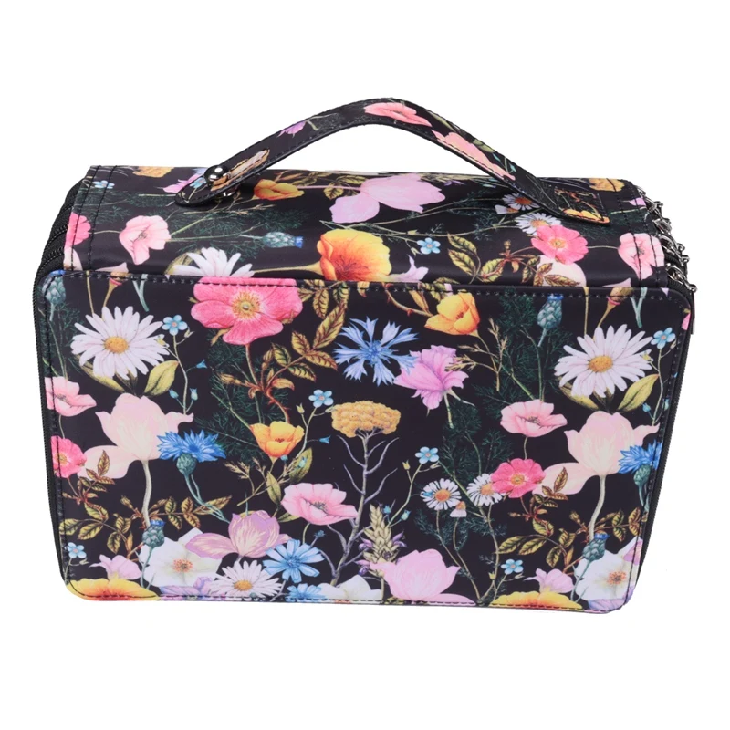 

250 Slots Colored Pencil Case Organizer With Zipper Large Capacity Pen Holder Bag For Student Or Artist