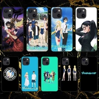anime summer time rendering phone case for iphone 11 12 mini 13 pro xs max x 8 7 6s plus 5 se xr shell