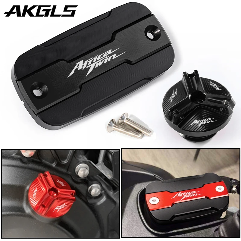 

For Honda Africa Twin CRF 1100 1000 750 CRF1100L CRF1000L Motorcycle Accessories Front Brake Fluid Cap Engine Oil Filler Cap