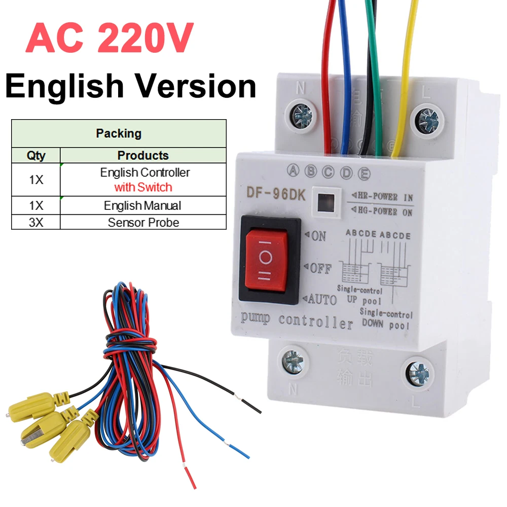 

Контроллер уровня воды DMWD DF-96D 20A 220V