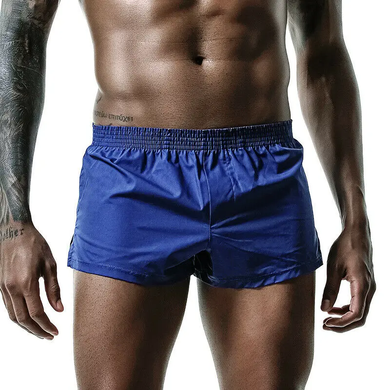 

Men's Arrow Pants Loose Fit Home Wear Sexy Boxer Shorts Cotton Running Shorts Calsoncillos Para Bikini Hombre Men's Panties