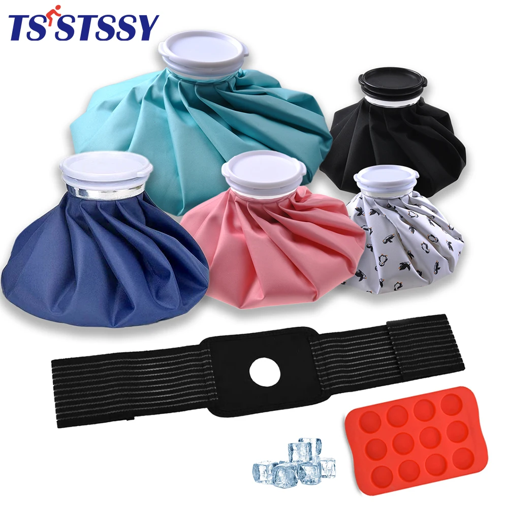 

Reusable Medical Ice Pack Hot Water Bag with Elastic Wrap Bandage Hot & Cold Therapy Arm Leg Knee Injury Sore Swelling Relief