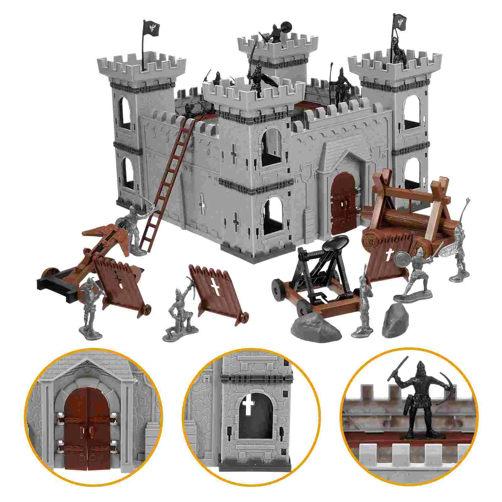 

Toy Kids Castle Soldier Boys Plaything Children Equipment Knight Model