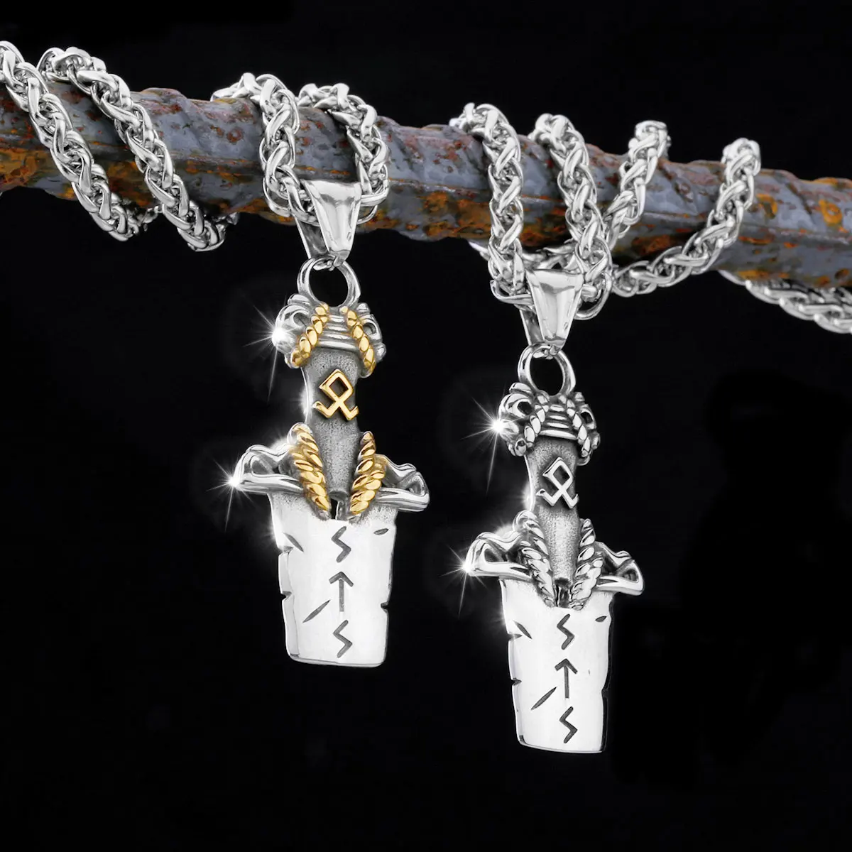 

Подвеска в виде фотомолотка викингов из нержавеющей стали