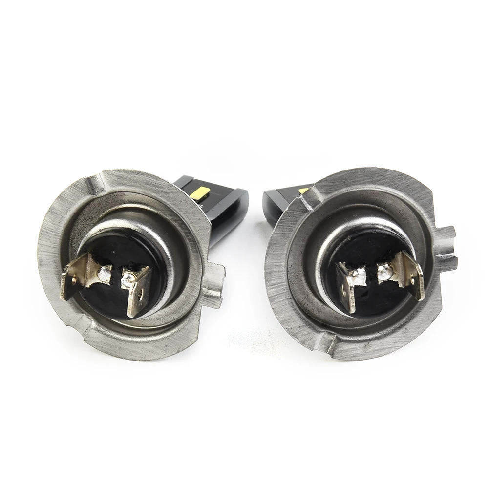 

2pcs Error Free H7 LED Headlight Bulb Hi/Low Bulbs Beam 3000K Yellow Replacement Super Bright 7500LM 60W Auto Light Bulbs