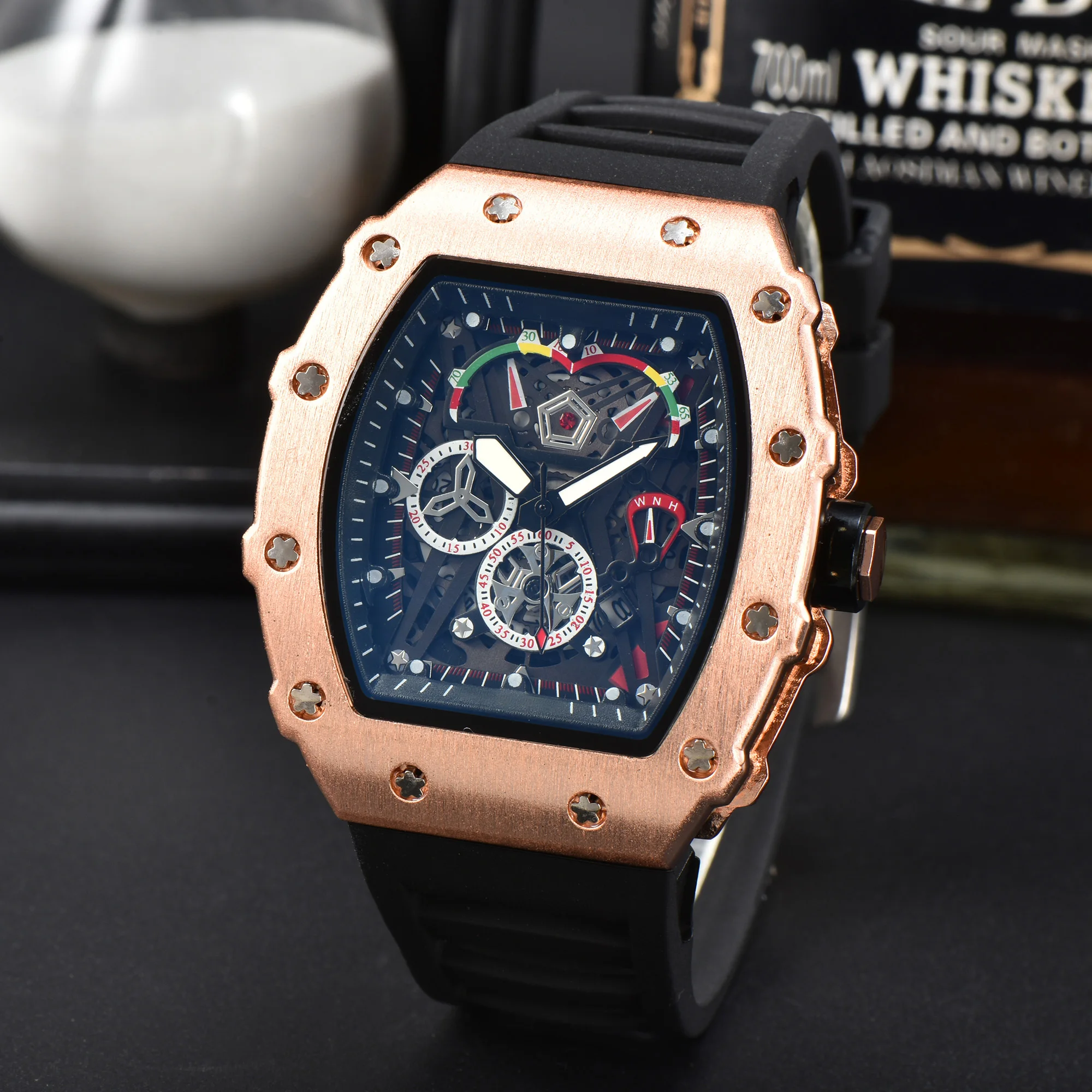 

RCD31 New Top Original Brand Watches For Mens Business Multifunction Aviation Chronograph AAA Watch Classic Full Steel Clocks