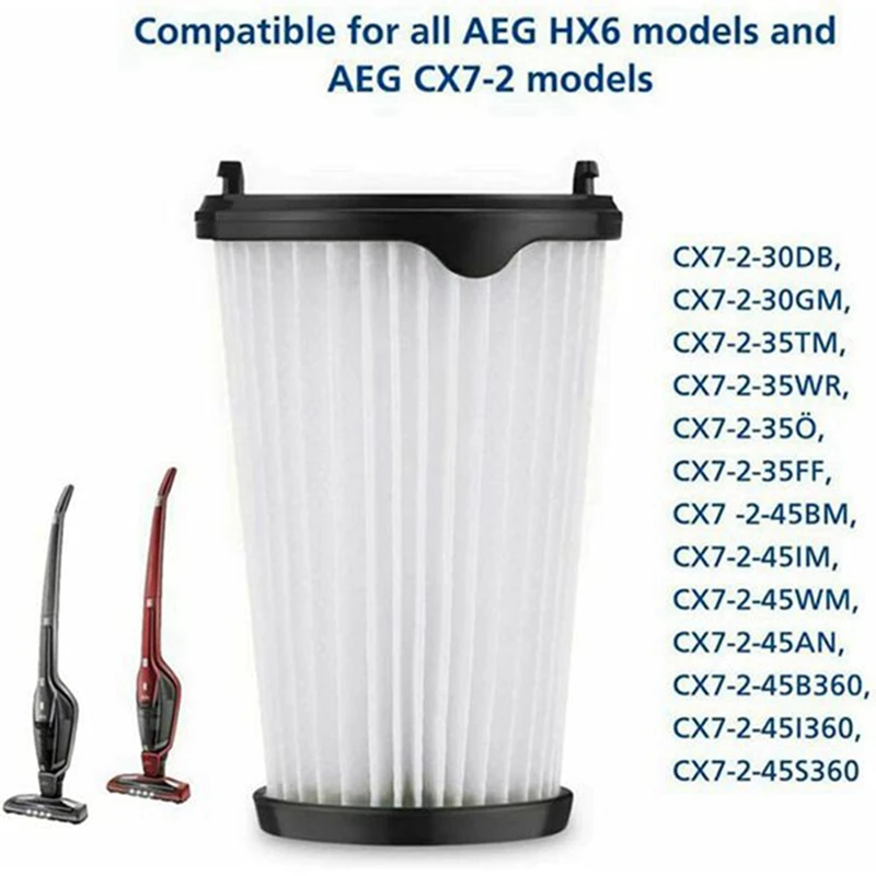 12 шт. HEPA-фильтры для AEG AEF150 CX7-2 Electrolux EER73DB EER73BP EER73IGM ZB3301 ZB3311 детали робота-пылесоса