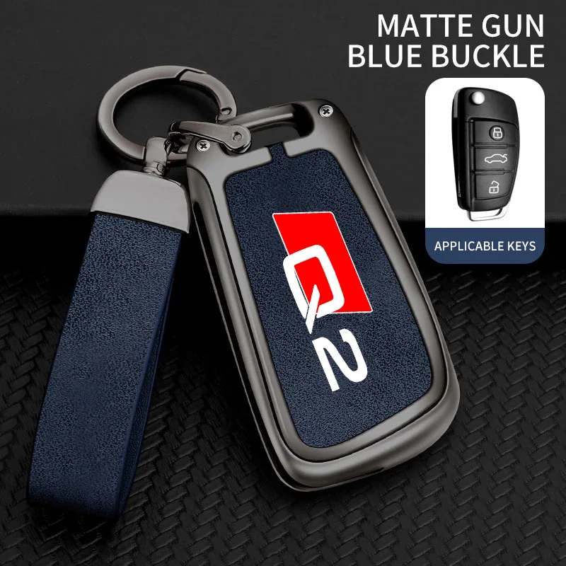 

Чехол для автомобильного ключа из цинкового сплава для AUDI Q2 SQ2 2016 2019 2020