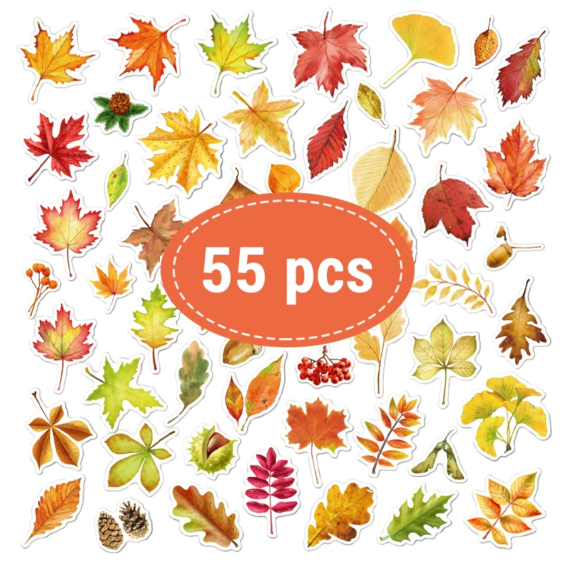 

Набор стикеров XIURAN с кленовыми листьями 50 шт