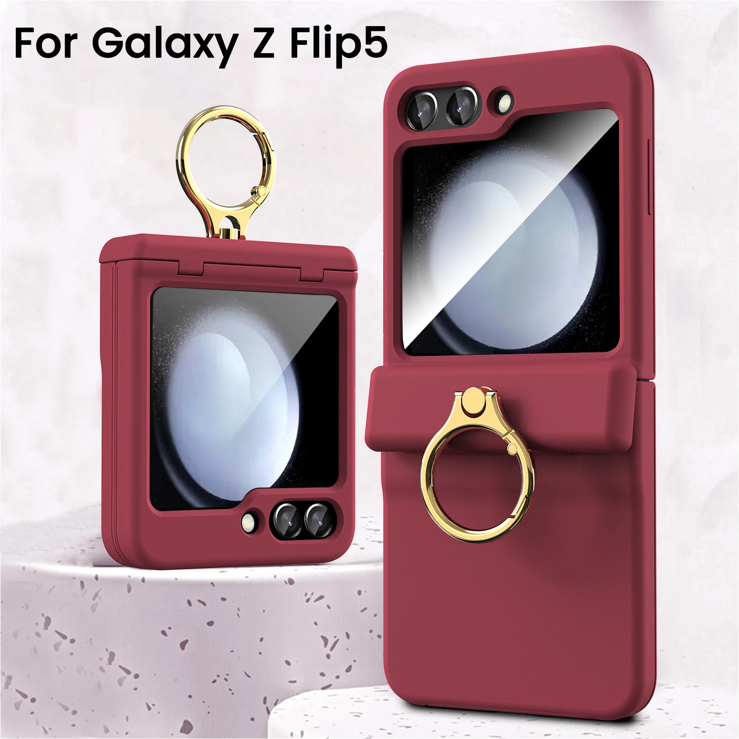 

Phone case for Samsung Z Flip5, perfect for fashionable women, easy to open and close as you like, easy to carry in your pocket