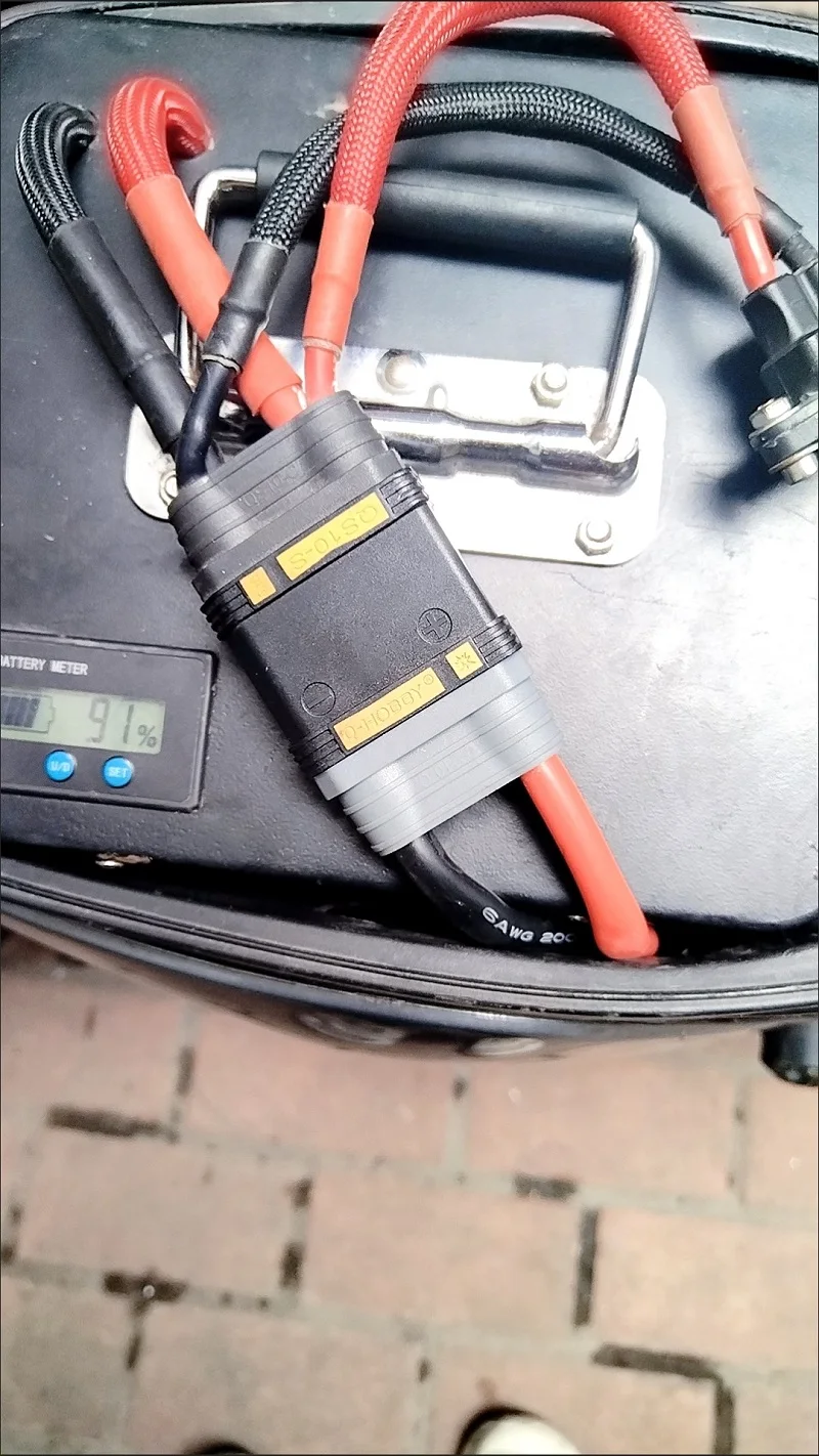 Разъем QS10-S кабель для литиевой батареи с защитой от искрения и терминалом