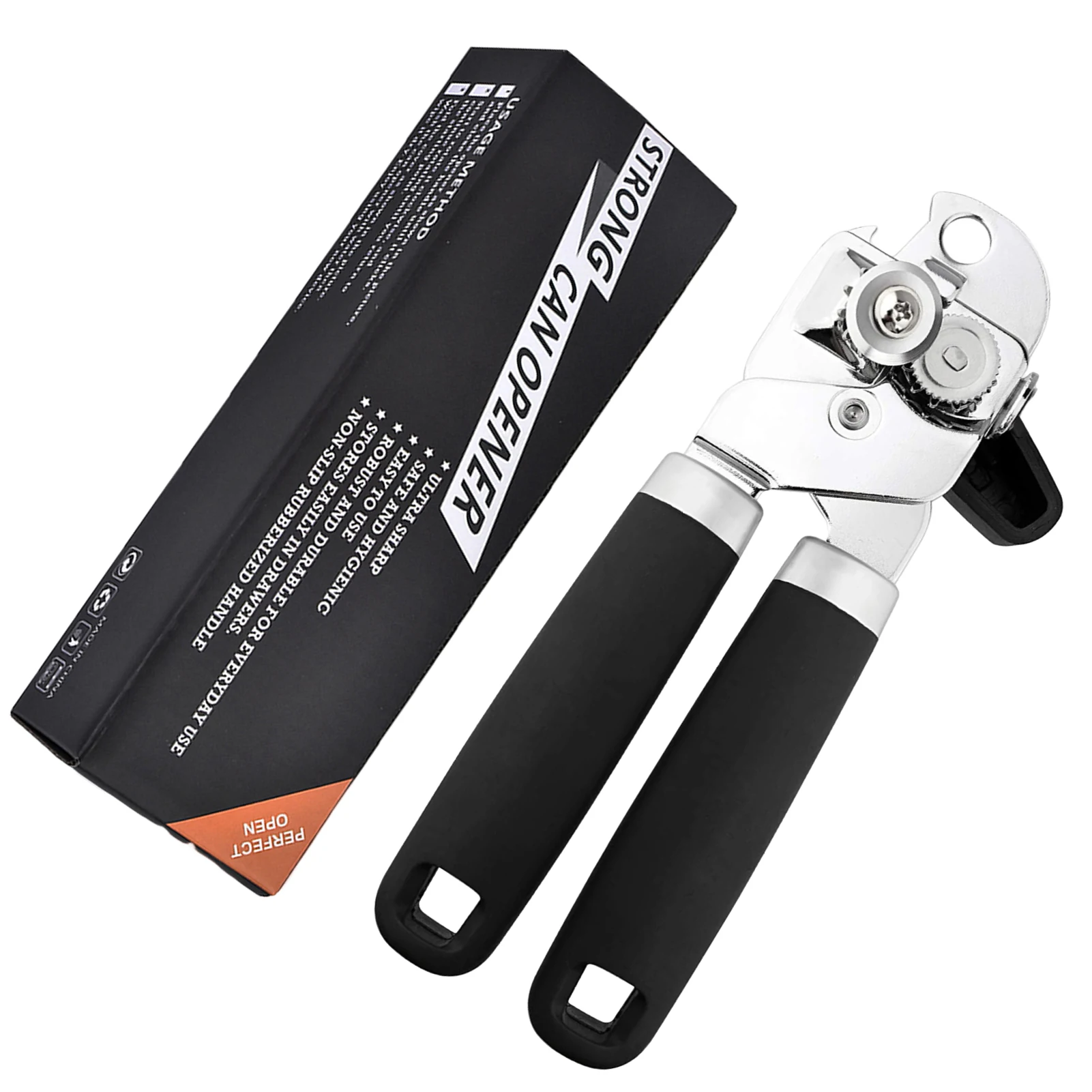 

Консервный нож, острый нож для консервных банок с удобным захватом, кухонный нож для олова, кухонная утварь, инструмент, плавный и непрерывн...