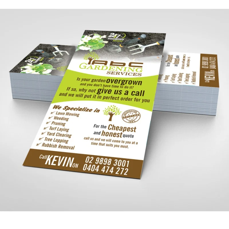 

Fast Shipping Half Fold Brochures Leaflets Posters Service DL flyer printing