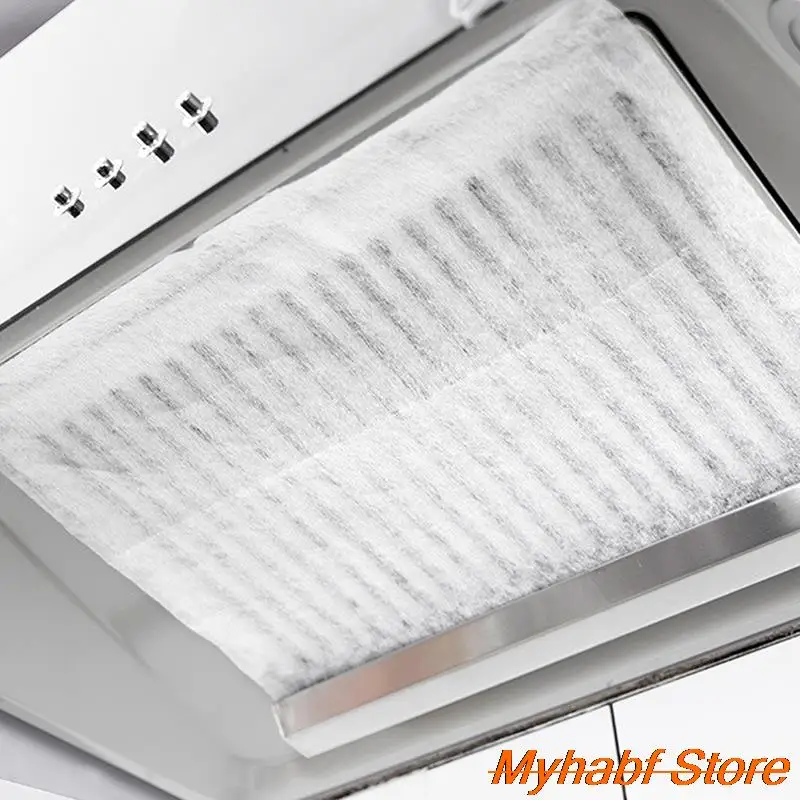 Масляная абсорбирующая бумага для кухни 12 шт. одноразовый капюшон притягивания